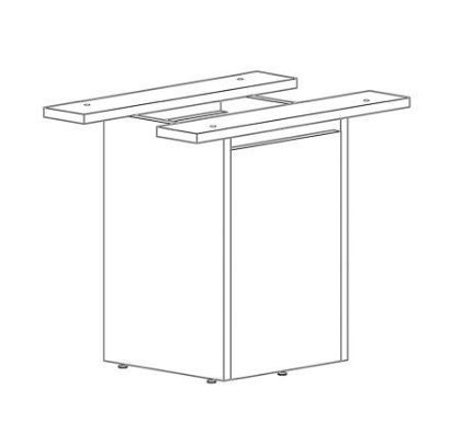 Picture of Cube Base 19 1/2”w x 19 1/2”d x 28"h