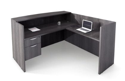Picture of Premiera PL Series/Office Source OS Laminate Collection L Shaped Reception Desk Packages
