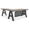 Picture of Industrial Desk With Metal Corners OfficeSource®  Epitome Collection