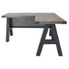 Picture of OfficeSource | Epitome | Industrial Desk with Metal Corners - 60"W-Discontinued