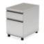 Picture of OfficeSource®  Metal Pedestals 2 Drawer Metal File and Box Pedestal – 22”D