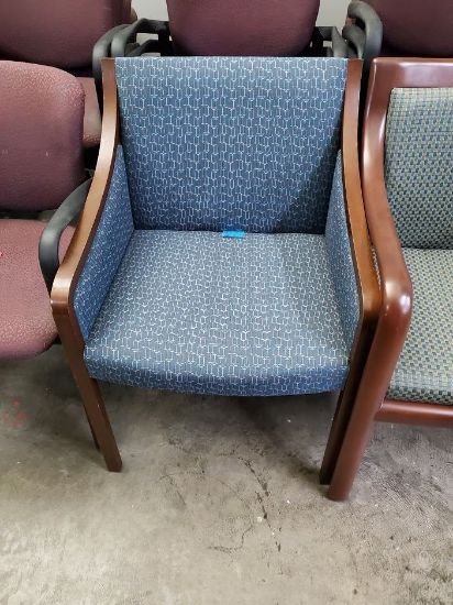Picture of Blue Pattern Side Chair
