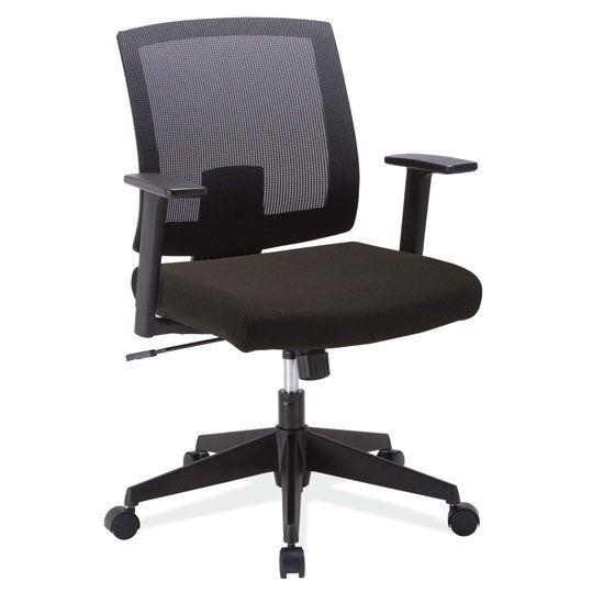 Picture of OfficeSource®  Torrance Collection Mesh Back Task Chair with Arms and Black Frame