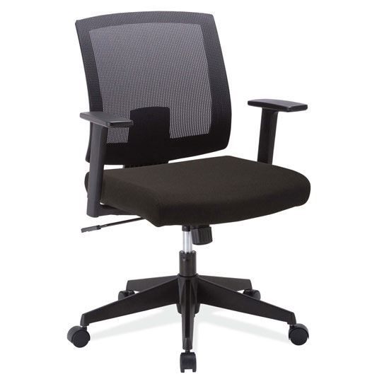 Picture of OfficeSource® Torrance Collection Mesh Back Task Chair with Arms & Black Frame