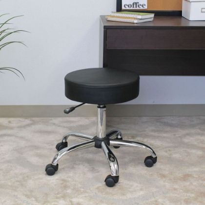 Picture of OfficeSource® Medical Stool with Polished Chrome Base