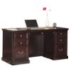 Picture of OfficeSource®  Markle Collection Space Saver Double Pedestal Desk