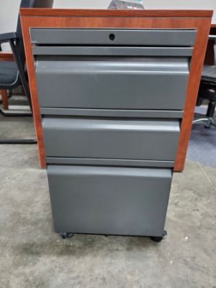 Picture of Knoll Charcoal Box/Box/File 3 Drawer Rolling Pedestal