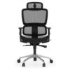 Picture of OfficeSource Clever Collection All Mesh High Back Chair with Headrest and Aluminum Base