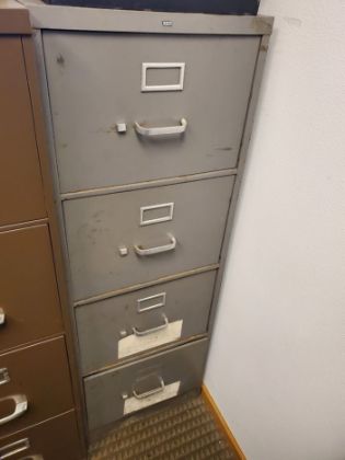 Picture of Hon Legal Gray 4dr.  Vertical File Non Locking