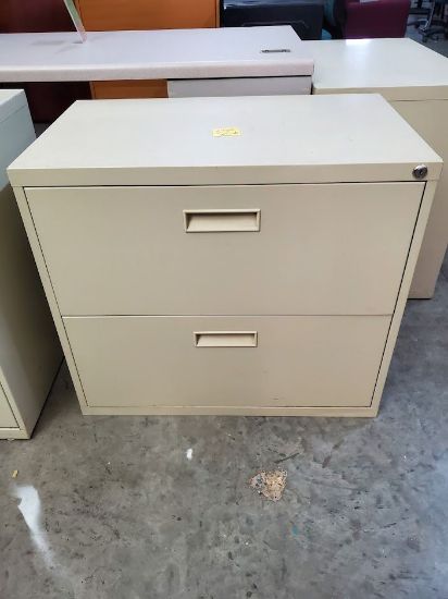 Picture of Hon 2dr. 30" Lateral File Putty locking without/key
