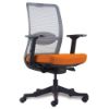 Picture of OfficeSource Agile Collection Gray Mesh Mid Back Task Chair with Black Frame