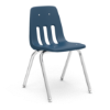 18 inch classroom chair with plastic shell