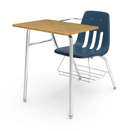 Picture of VIRCO Classic Series Chair Desks | Chair Desk 9400BR - Pkg Qty 2