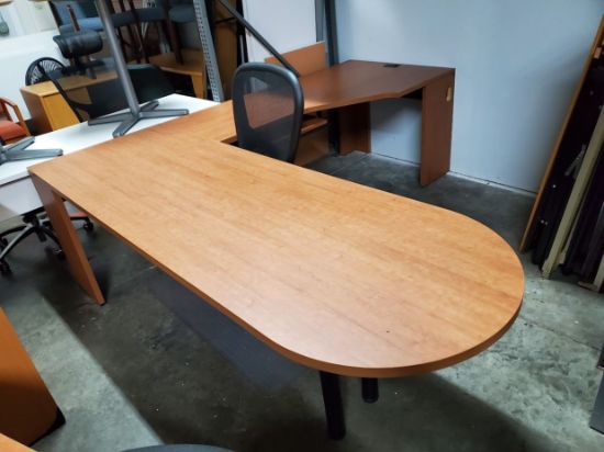 Picture of Honey L desk 90x96