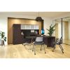 OfficeSource OS Laminate U-shaped desk with hutch