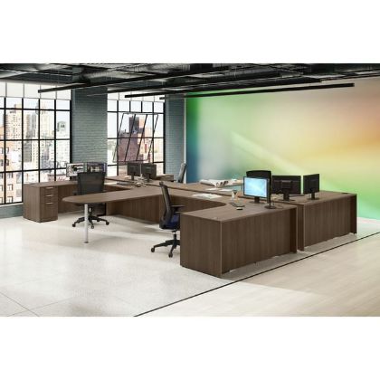 Picture of OfficeSource OS Laminate Collection 2 Person Typical - OS170