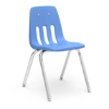 18 inch classroom chair with plastic shell