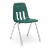 18 inch classroom chair with plastic shell