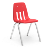 18 inch classroom chair with plastic shell