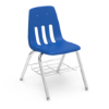 18 inch classroom chair with plastic shell
