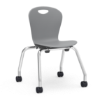 Virco ZUMA rolling classroom chair with casters