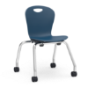 Virco ZUMA rolling classroom chair with casters