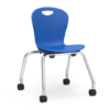 Virco ZUMA rolling classroom chair with casters