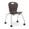 Virco ZUMA rolling classroom chair with casters