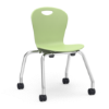 Virco ZUMA rolling classroom chair with casters
