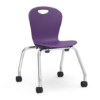 Virco ZUMA rolling classroom chair with casters