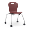Virco ZUMA rolling classroom chair with casters