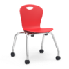 Virco ZUMA rolling classroom chair with casters
