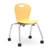 Virco ZUMA rolling classroom chair with casters