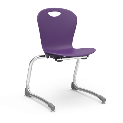 Picture of Virco ZUMA Series Stacking Cantilever Chair 2 Pack