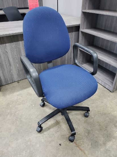 Picture of Blue Mid Back Task Chair