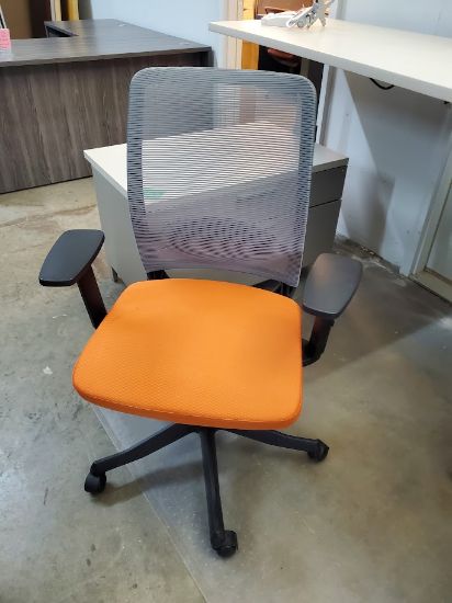 Picture of Orange Mesh Back Chair