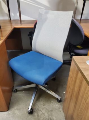 Picture of Blue Mesh Back Chair