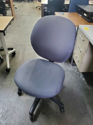 Picture of Grey Armless Desk Chair