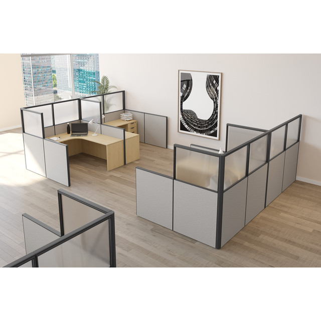 OfficeSource Panel and Desk Combo 6' x 12' (2 person) Typical ...