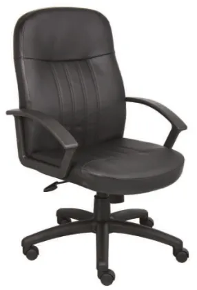 Picture of EXECUTIVE CHAIR BLACK LEATHERPLUS/BLACK