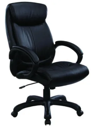 Picture of HIGH BACK EXEC BONDED LEATHER BLACK