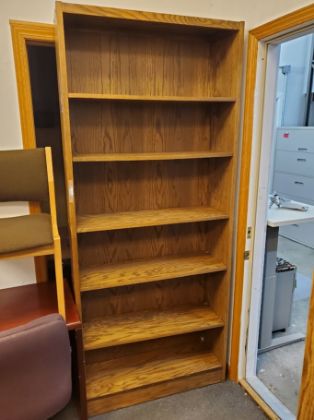 Picture of Wood Bookcase 36w x 12d x 84h