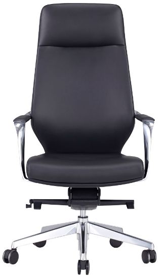 Picture of Buzz Leather On Demand LOD48 Highback Black Leather Office Chair