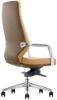 Picture of Black Leather High Back Office Chair with Arms