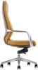 Picture of Black Leather High Back Office Chair with Arms