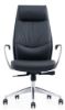 Picture of Black Leather High Back Office Chair with Tilt Lock