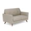 Picture of OfficeSource | Partridge | Loveseat with Light Wood Legs