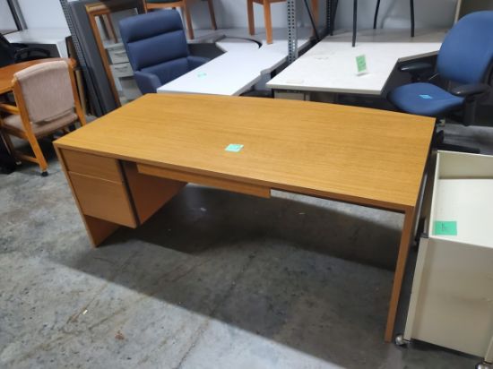 Picture of Bow Front Desk 36x72