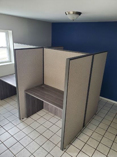 Picture of Premiera 4 person Cubicle workstation pod