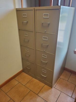 Picture of 4dr. letter size 15w x 25d x 52h Tan Non Locking